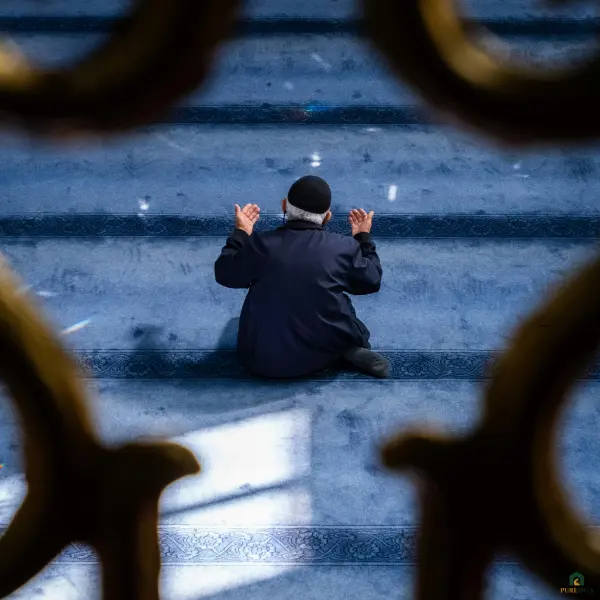 Mosque at night during Ramadan